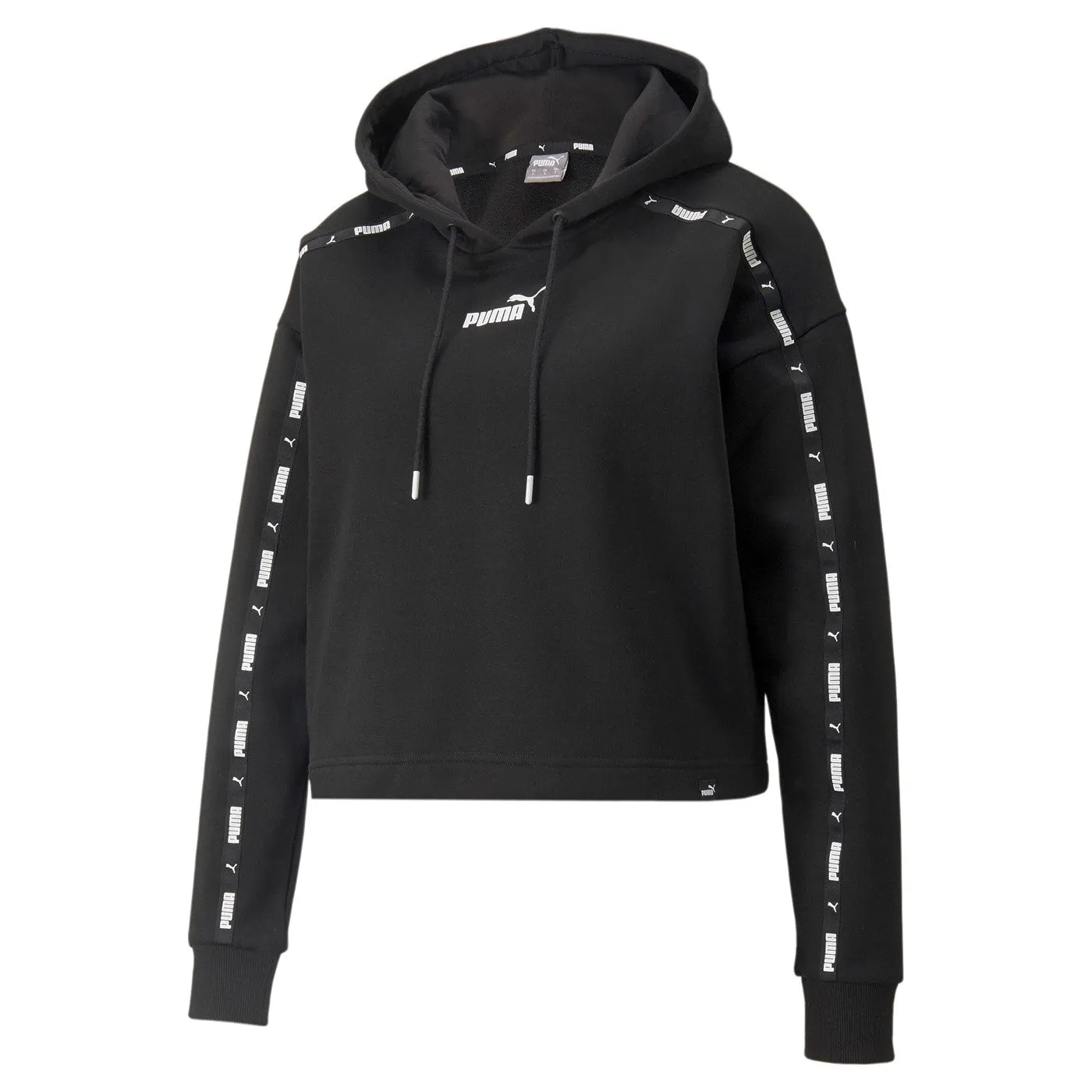 Puma Power Tape Cropped Hoodie TR 848431 01 black