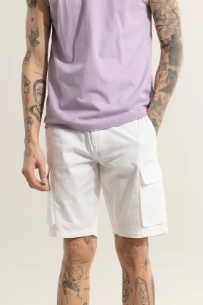 Rampage White Cargo Shorts