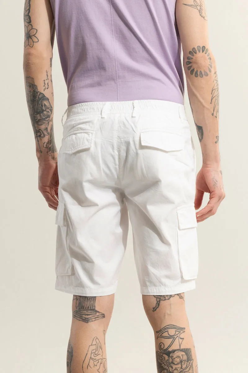 Rampage White Cargo Shorts