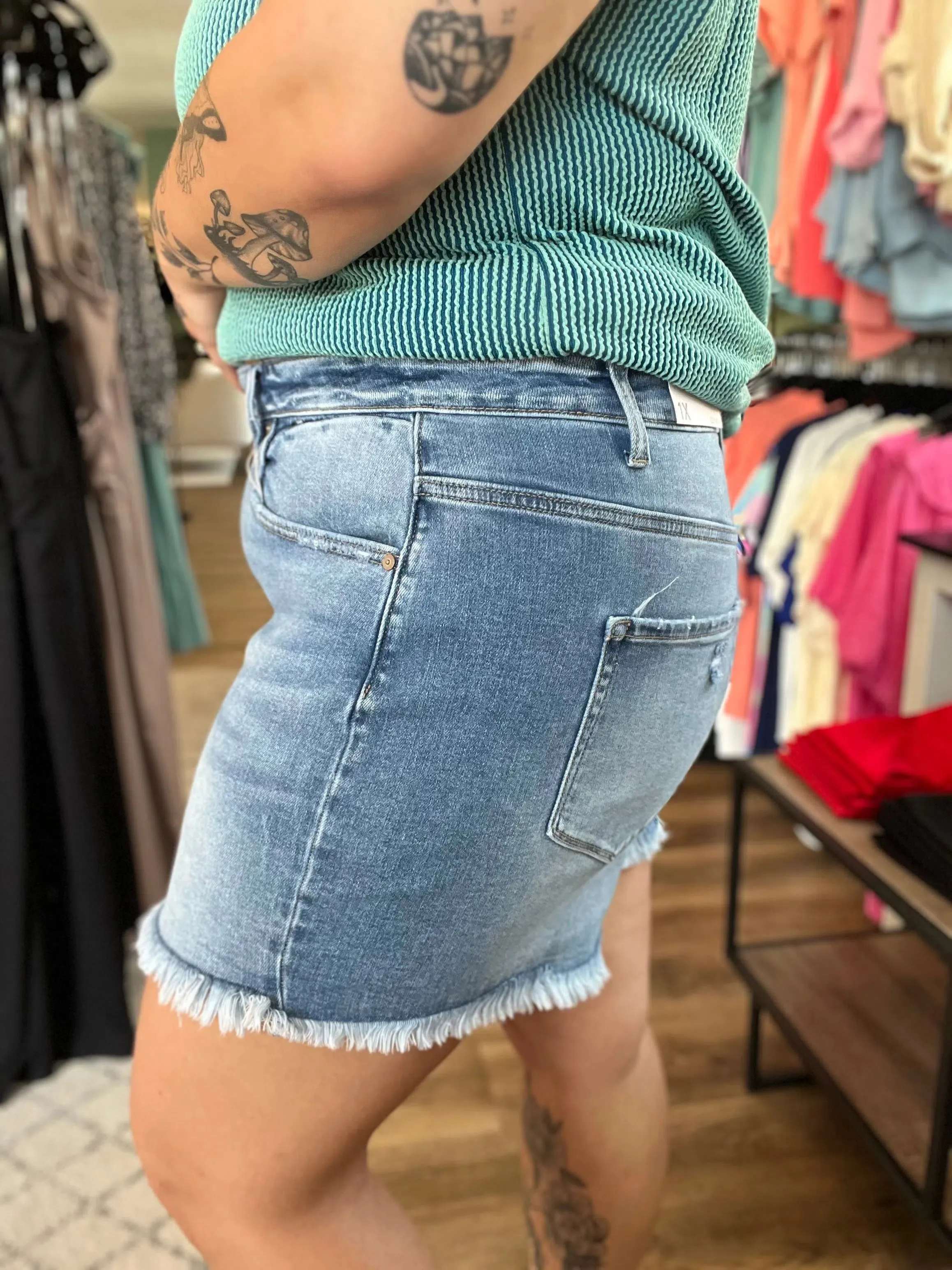 Remi Denim Shorts | Zenana