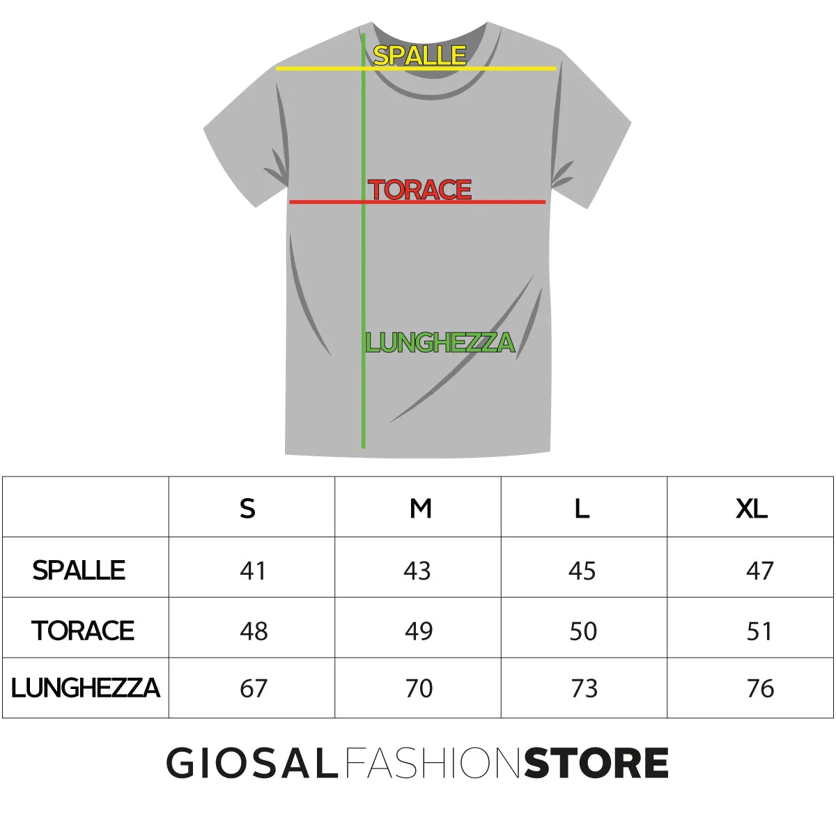 T-Shirt Uomo Girocollo Stampa Scritta Verde Acqua Mezze Maniche Casual GIOSAL