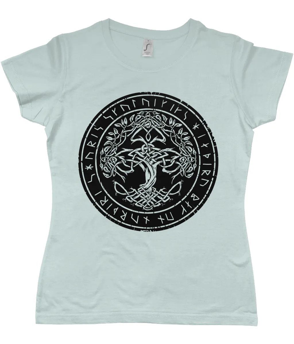 Tree of Life (Yggdrasill) Ladies T-Shirt