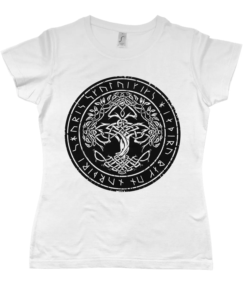 Tree of Life (Yggdrasill) Ladies T-Shirt