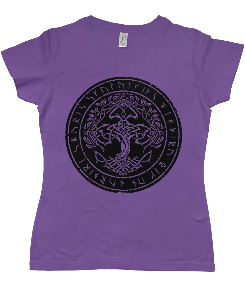 Tree of Life (Yggdrasill) Ladies T-Shirt