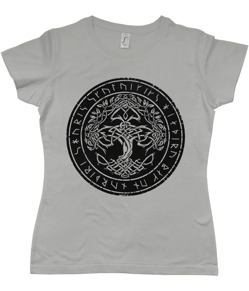 Tree of Life (Yggdrasill) Ladies T-Shirt