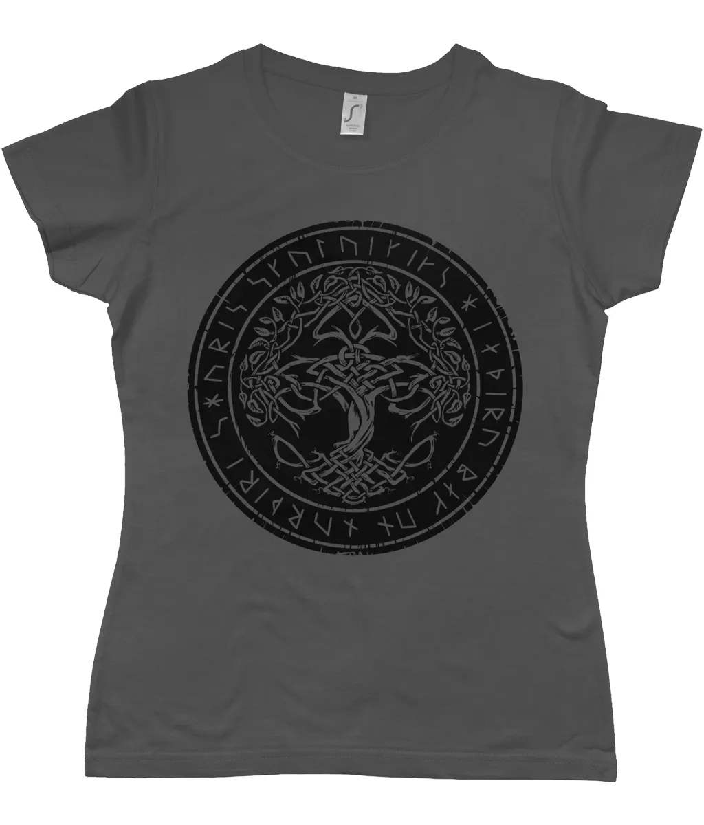 Tree of Life (Yggdrasill) Ladies T-Shirt