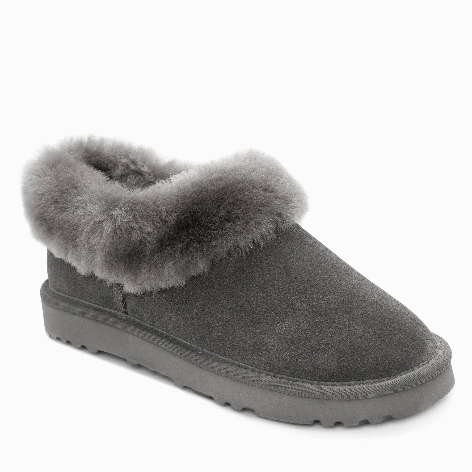 UGG Alberich Fluffy Collar Slippers