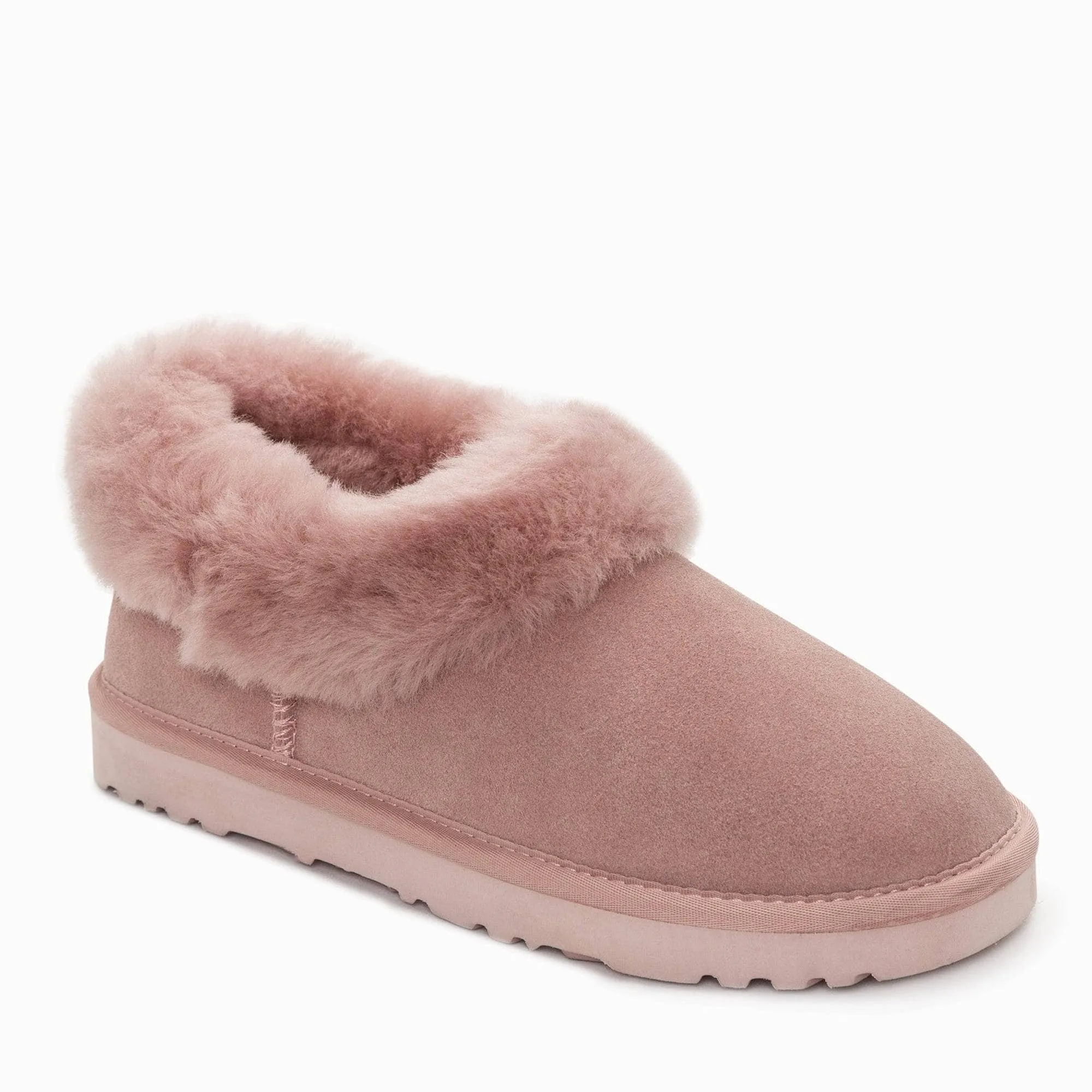 UGG Alberich Fluffy Collar Slippers