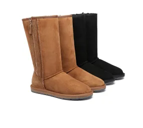 UGG Australian Shepherd Australian Premium Double Face Sheepskin Tall Side Zip Water Resistant Boots