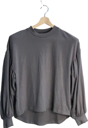 Varley Grey Brannon Long Sleeve Top UK M