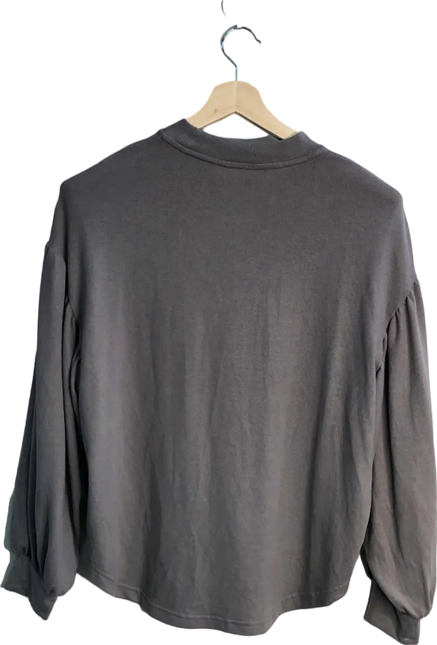 Varley Grey Brannon Long Sleeve Top UK M