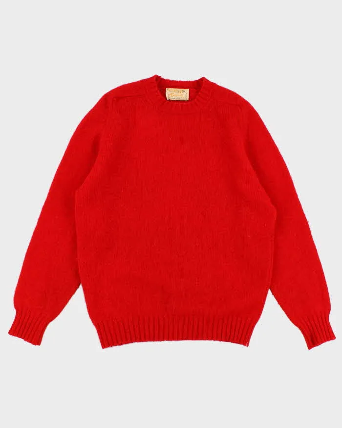 Vintage Mens Red Baycrest Knit Sweater - M