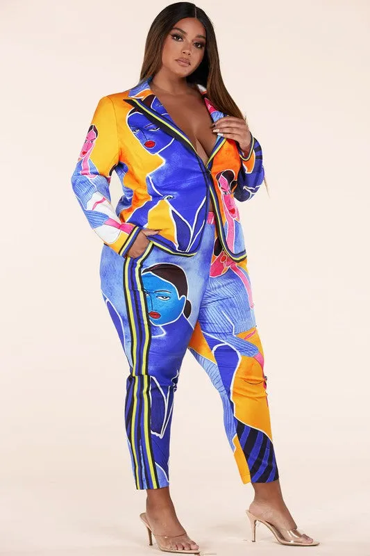 Work of Art Pant Suit